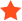 oranžová hvězdička